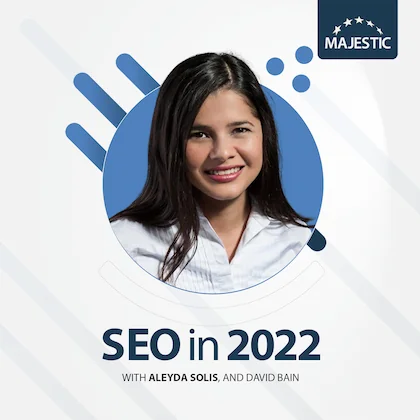 Aleyda Solis 2022 podcast cover with logo