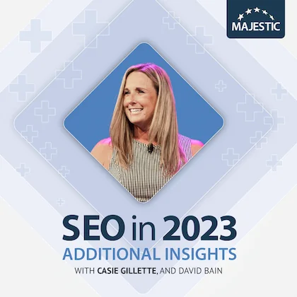 casie-gillette 2023 Additional Insights podcast cover with logo