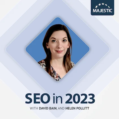 Helen Pollitt 2023 podcast cover with logo