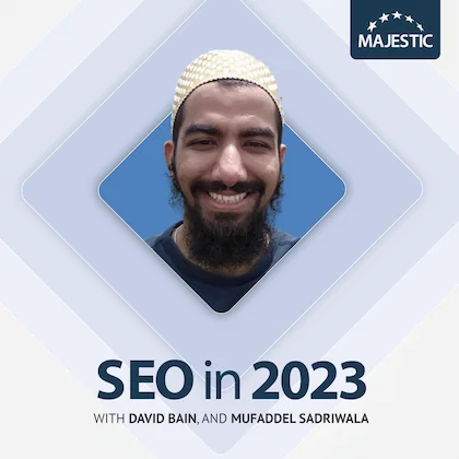 Mufaddal Sadriwala 2023 podcast cover with logo