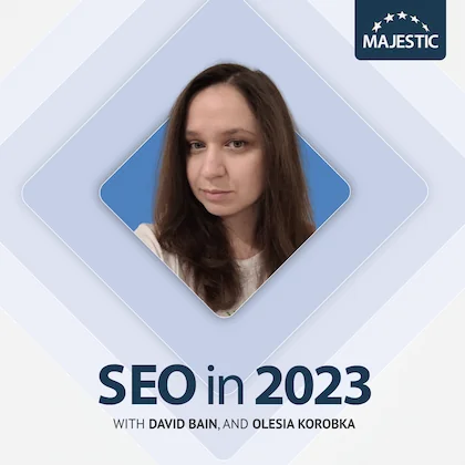 Olesia Korobka 2023 podcast cover with logo