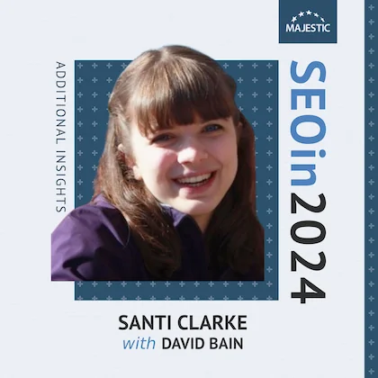 santi-clarke 2024 Additional Insights podcast cover with logo