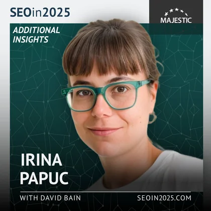 irina-papuc 2025 Additional Insights podcast cover with logo