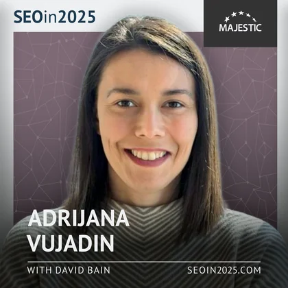 Adrijana Vujadin 2025 podcast cover with logo