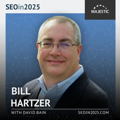 Bill Hartzer 2025 podcast cover with logo