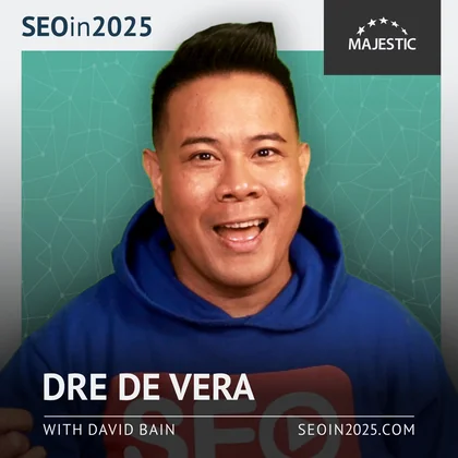 Dre de Vera 2025 podcast cover with logo