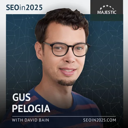 Gus Pelogia 2025 podcast cover with logo