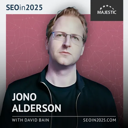 Jono Alderson 2025 podcast cover with logo