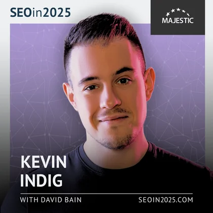 Kevin Indig 2025 podcast cover with logo