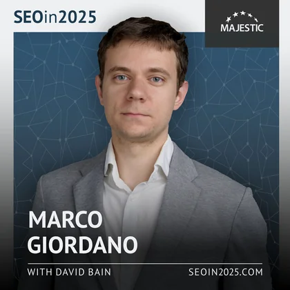 Marco Giordano 2025 podcast cover with logo