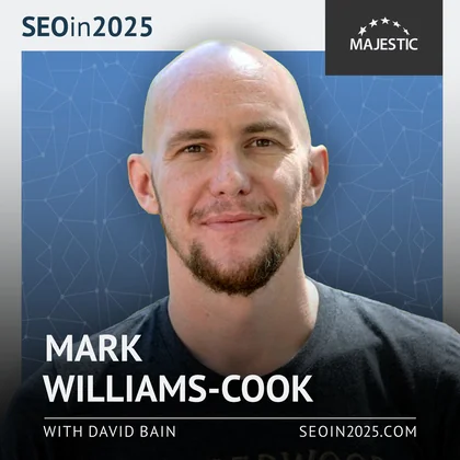 Mark Williams-Cook 2025 podcast cover with logo