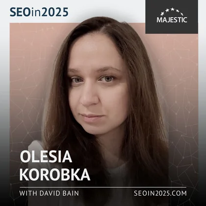 Olesia Korobka 2025 podcast cover with logo