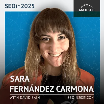 Sara Fernández Carmona 2025 podcast cover with logo