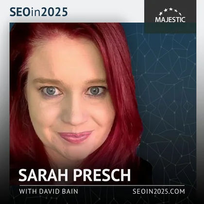 Sarah Presch 2025 podcast cover with logo