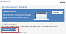 Free authentication on Majestic browser plugin