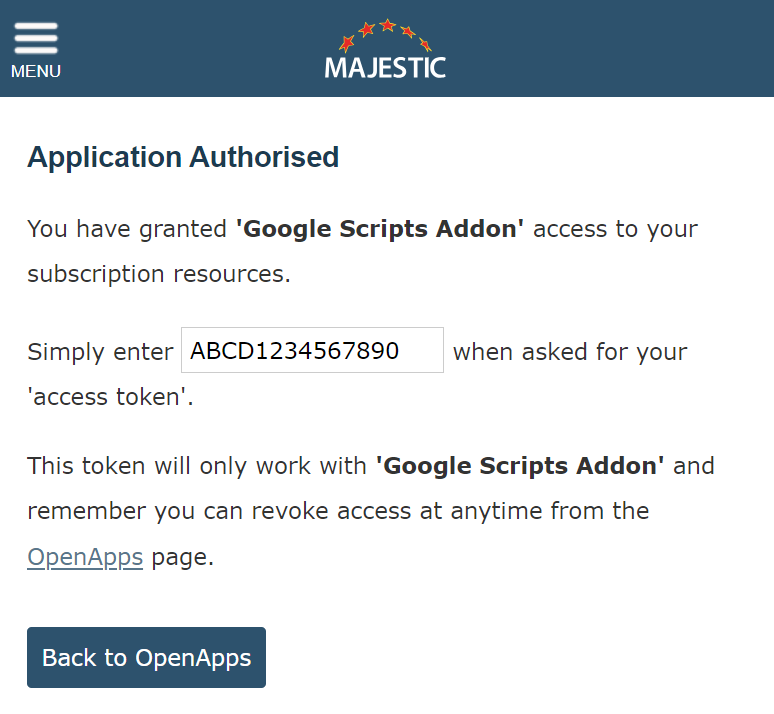 Authorisation request approved for plugin